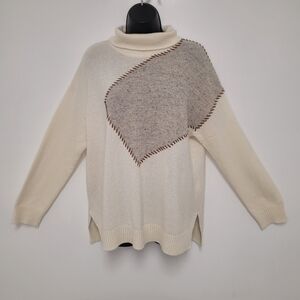Zaket & Plover Merino Wool Blend Turtleneck Sweater sz L